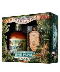 Don Papa Baroko & Hip Flask Gift Box 40