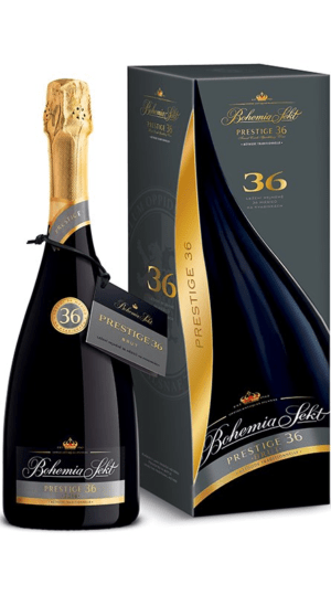 Bohemia Sekt Prestige 36 ročníkový Jakostní šumivé víno bílé 2013 0