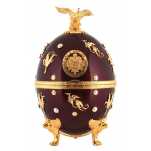 Vodka Imperial Collection Faberge Dark red with birds 0