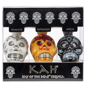 KAH Day of The Dead Tequilla Mini Giftpack 3×0